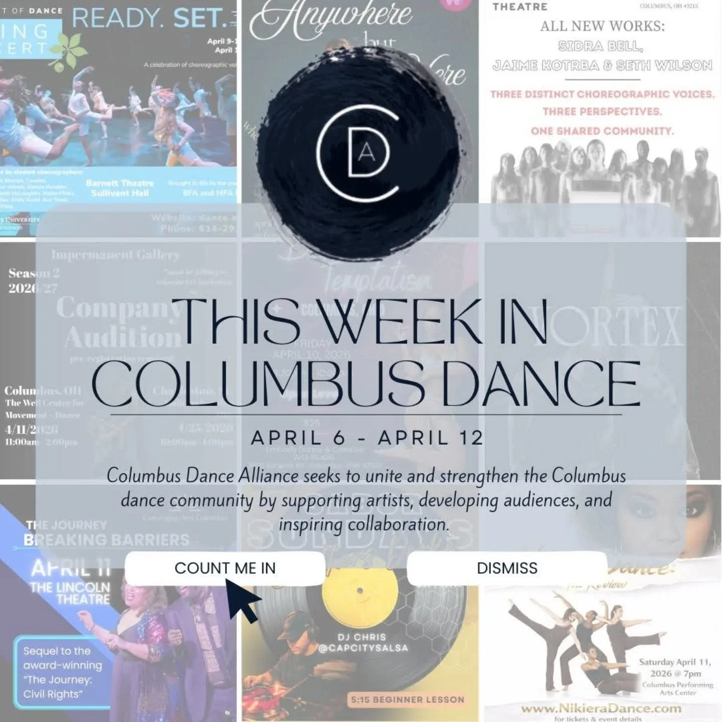 A huge spring show week 🤩
Make sure to see some dance this week.