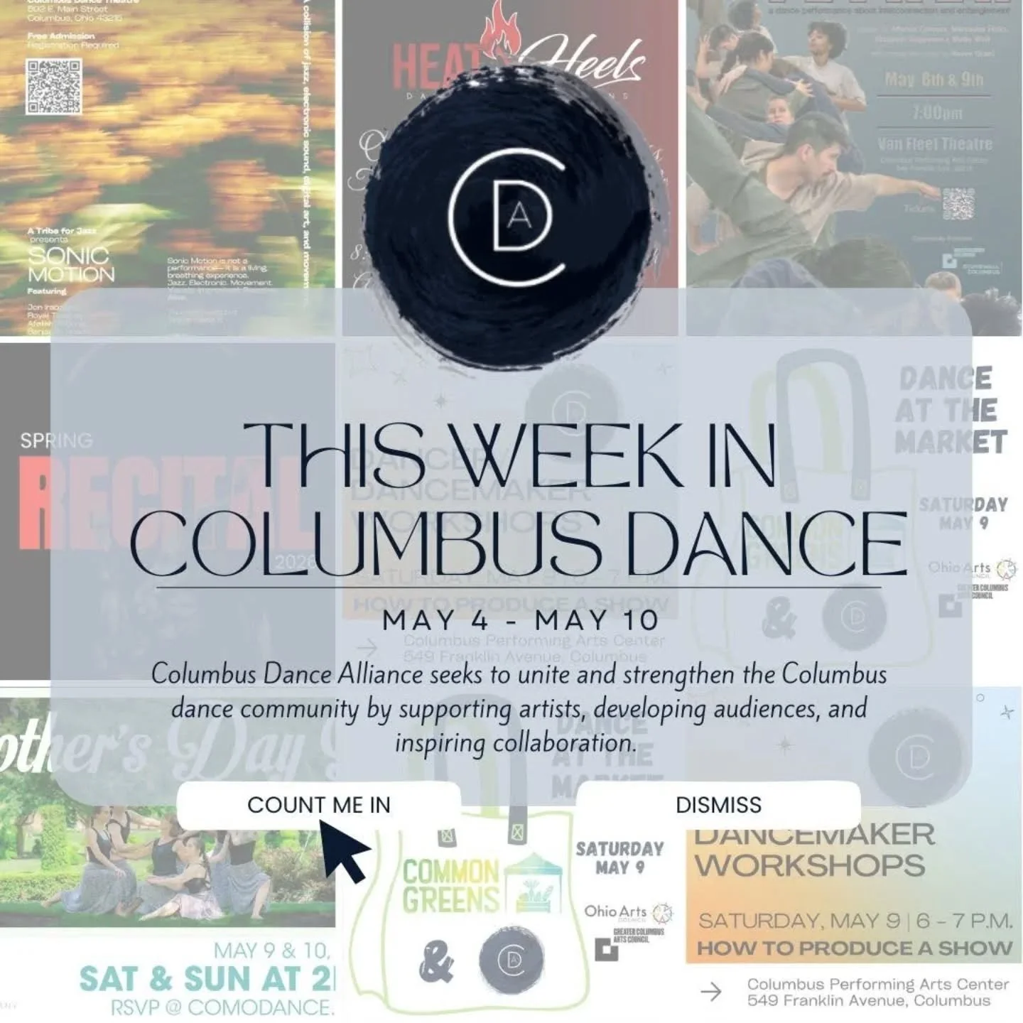 A big Columbus Dance (Alliance) week 🎉