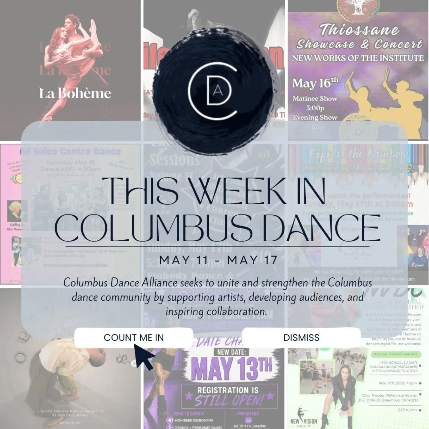 Experience local dance this week 🎉