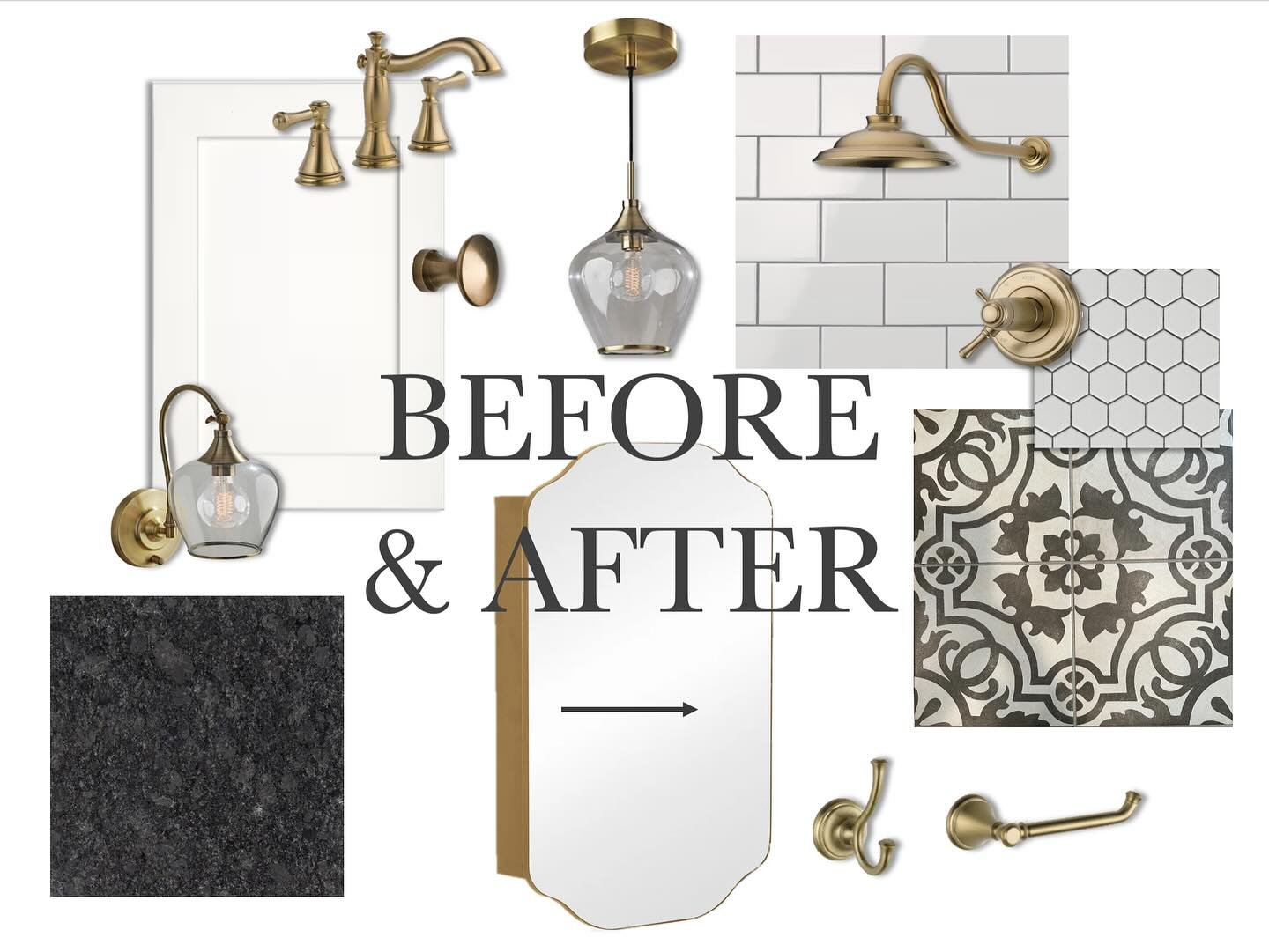 Out with the old, in with the new. Voila! 
#beforeandafter 
#bathroomremodel 
#parisianvibes
#european