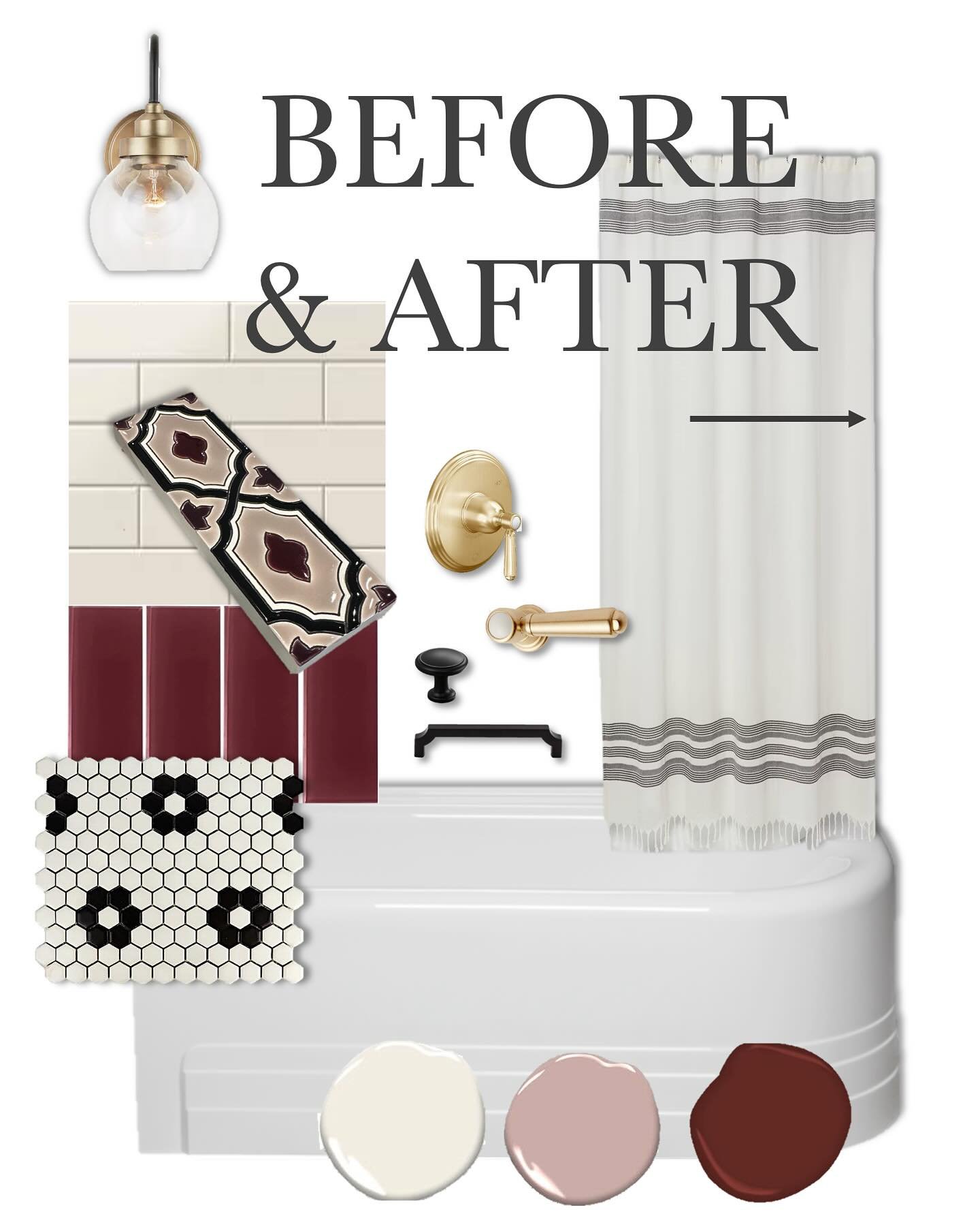 Here&rsquo;s the &ldquo;before&rdquo; I promised! 👀✨
Swipe to see where this bathroom remodel started. The finishes were tired, the layout needed help, and this room was overdue for some love &mdash; and I couldn&rsquo;t wait to jump in.