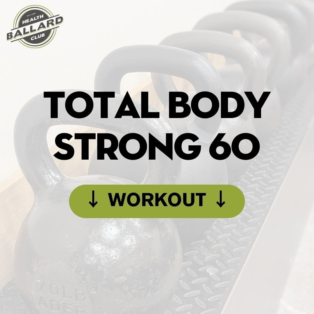 Have you checked out Kyle's class: Total Body Strong 60 MWF at 9:30 am?⁠
⁠
Here's a workout you may find in his class and one you can do at the Club!⁠
⁠
Complete for time (35:00 Cap)⁠
5 Rounds:⁠
-30 Mtn. Climbers + 15 Back Squat⁠
4 Rounds:⁠
-30 Later