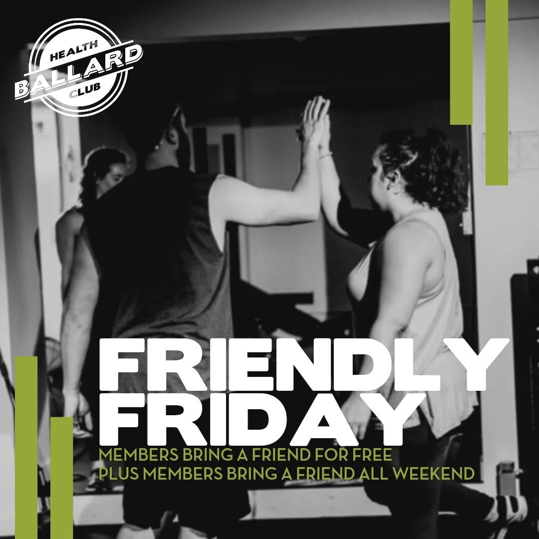 Working out with a friend is so much more fun. Don't forget a benefit of your membership is that you get to bring a friend with you for free on Fridays! PLUS members get to bring friends all weekend! 

#workoutmotivation #fitnessmotivation #friends #