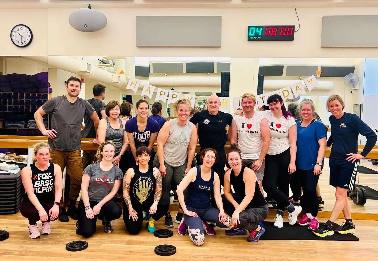 We love when we get to celebrate with our BHC community! 

Fitness director, personal trainer, and class instructor, Kyle Hyde celebrated his birthday this week with his Total Body Strong class! 

You can catch him on the schedule 4 days a week. Come