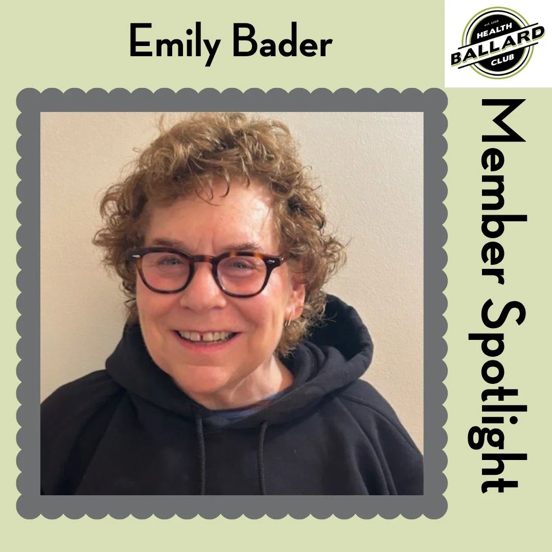 Our March Member Spotlight shines on Emily Bader.

Q: Why do you choose to be a member at BHC, and what keeps you coming back?
A: I&rsquo;m a retired runner who had never used a gym before. It was tough because I missed the freedom but BHC was so wel