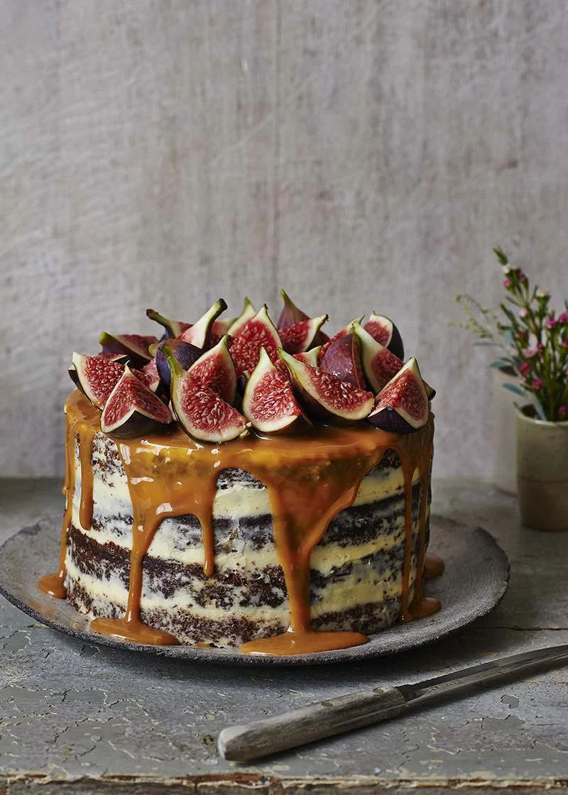 Ginger, Fig and Caramel Cake