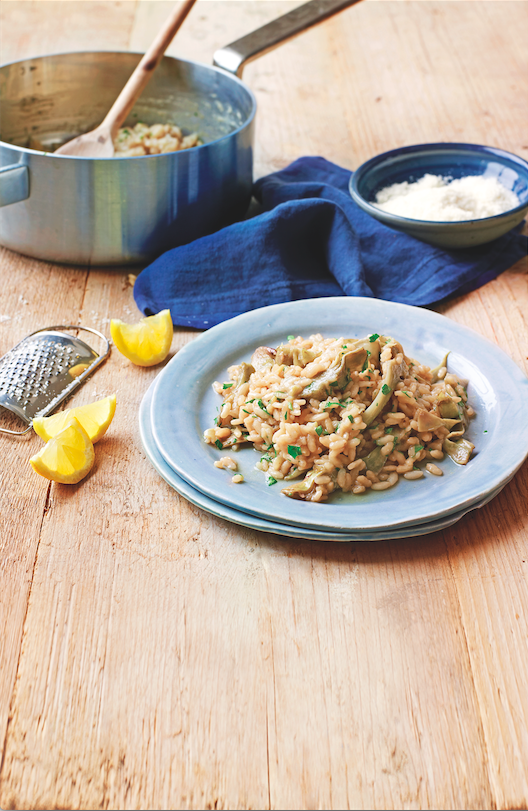 Artichoke risotto