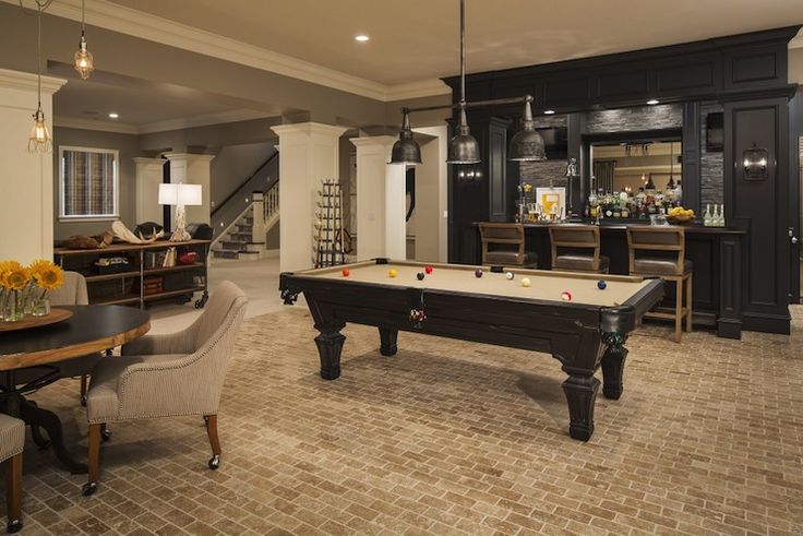 What basement remodel is complete without a wet bar for entertaining