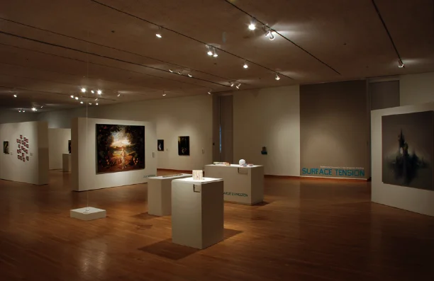 Surface Tension: Tradition and Innovation in Contemporary Painting , group exhibition, 2010, South Bend Museum of Art, South Bend, IN Curator, essayist, and exhibition design Included artists: Julie Heffernan, Dan Gamble, Margie Livingston, David Kroll, Leah Tinari, Laurie Hogin, Howard Fonda, Brian Alfred, Jane Callister