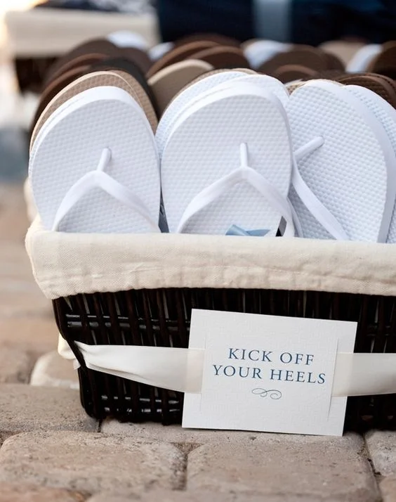 Ladies, we all know around the time the dance-floor opens our feet are crying to get out of our heels. Also can be used at beach weddings, or walking around on the grass. ://www.pinterest.ca/pin/300615343855676807/