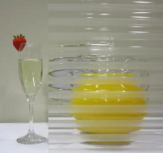 Frosted Flutes Max Size: 64" x 84" Thickness: 4mm Sample Ref. ID: GL45