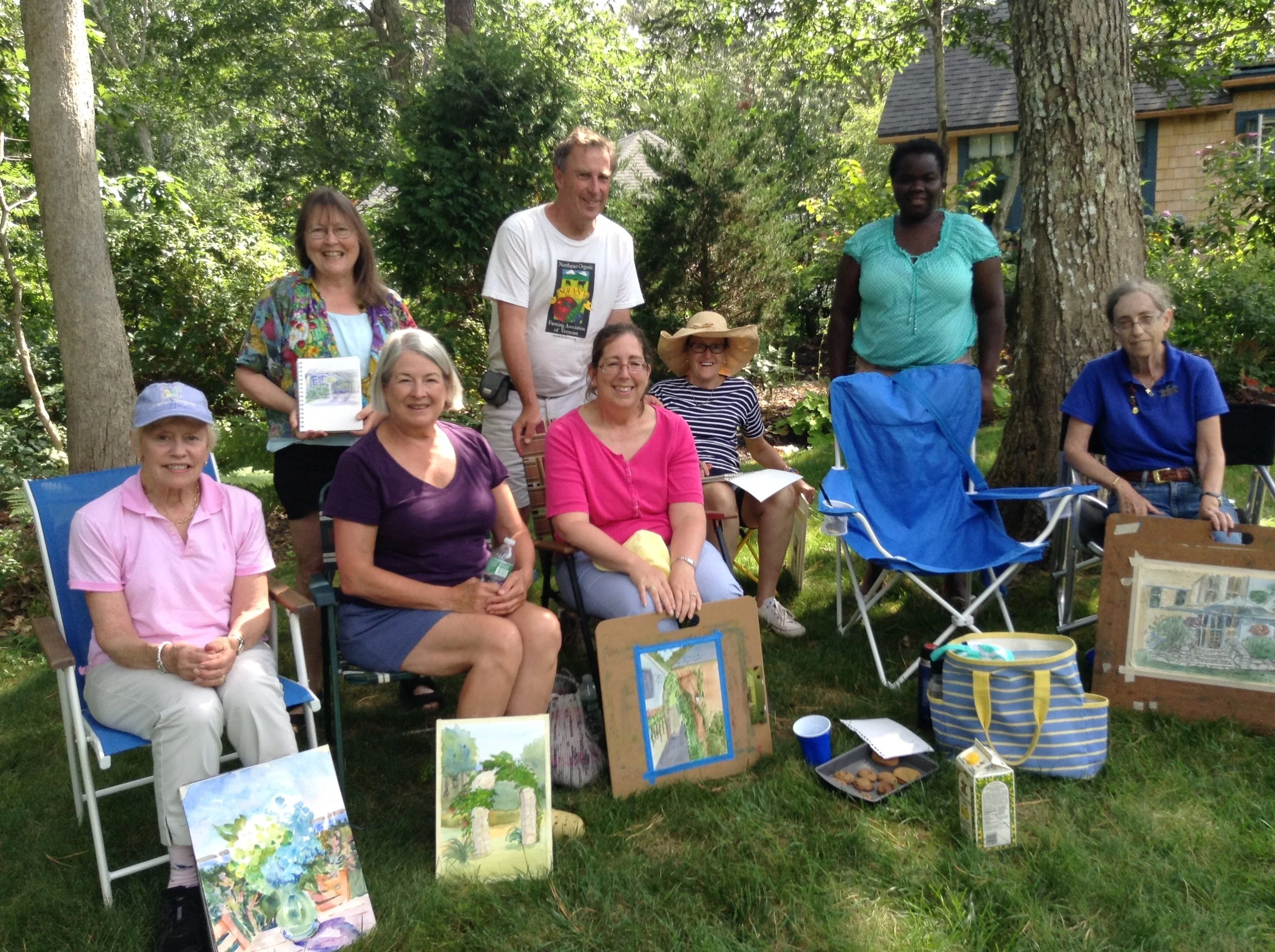 Painters at West Chop.