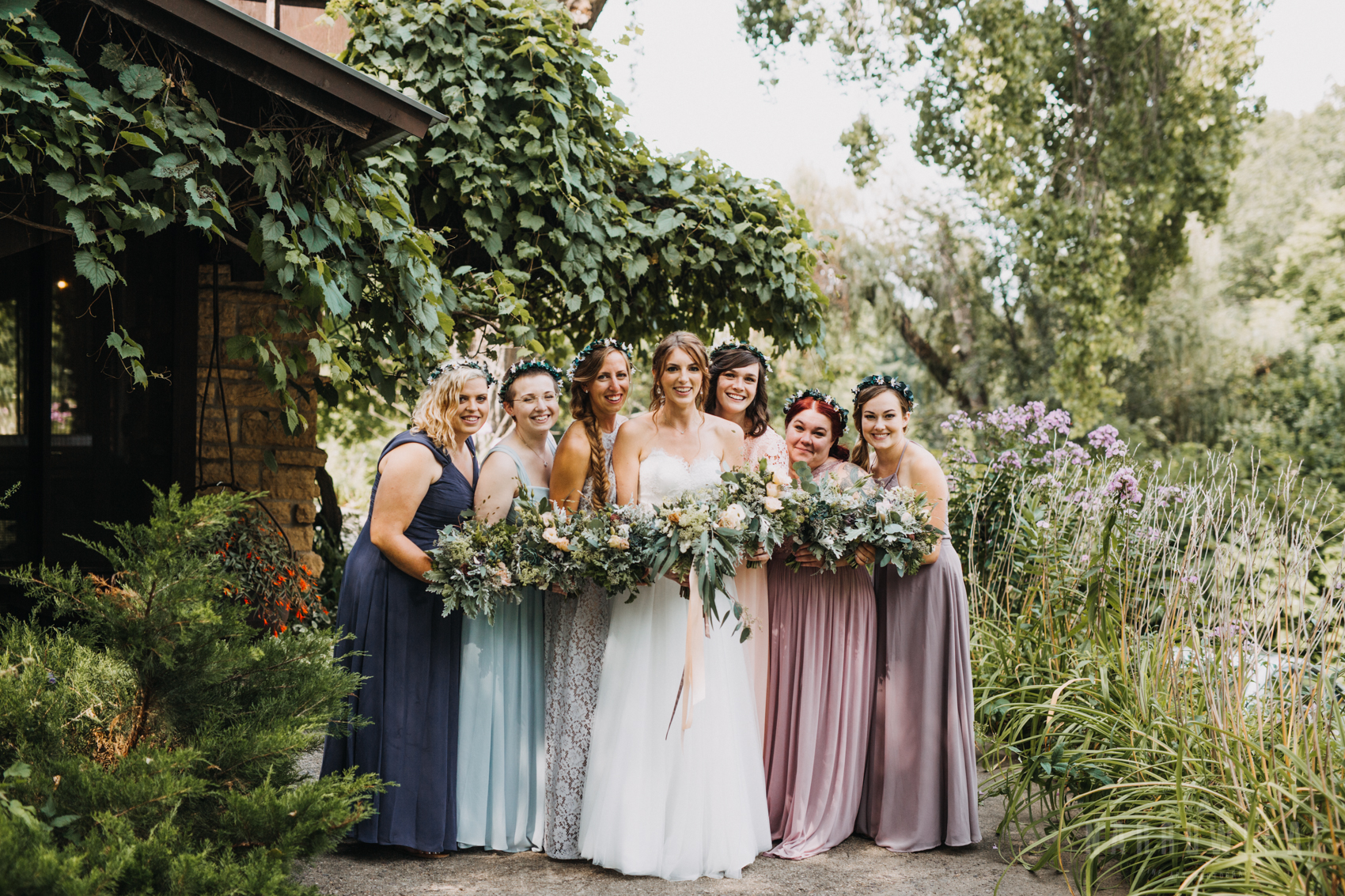 Dreamy garden wedding in wisconsin