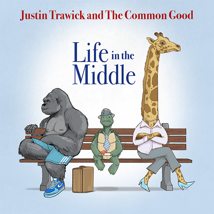 Cover for Life in the Middle by Justin Trawick