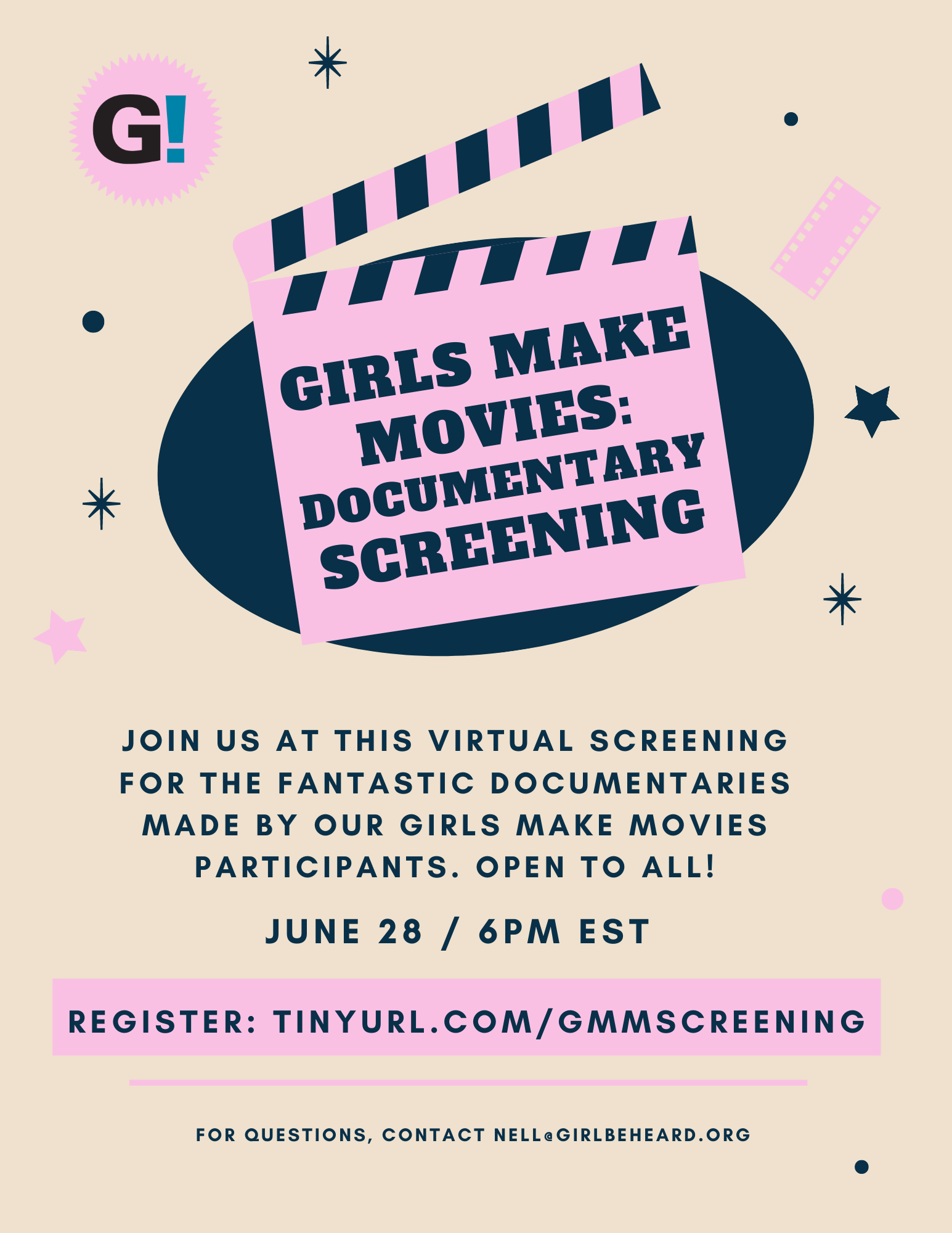 Girls Make Movies: Documentary Screening