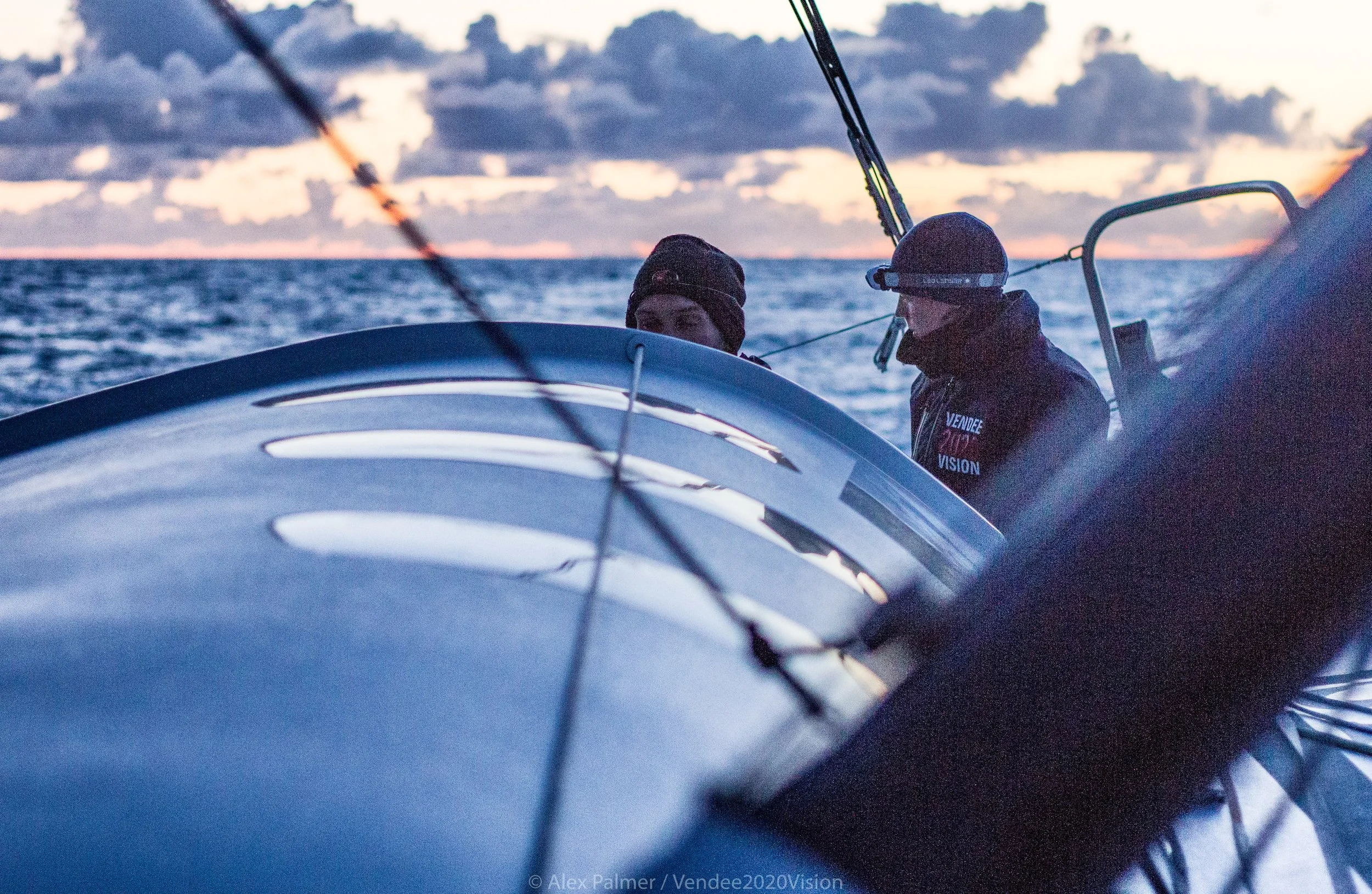 Sunrise on deck