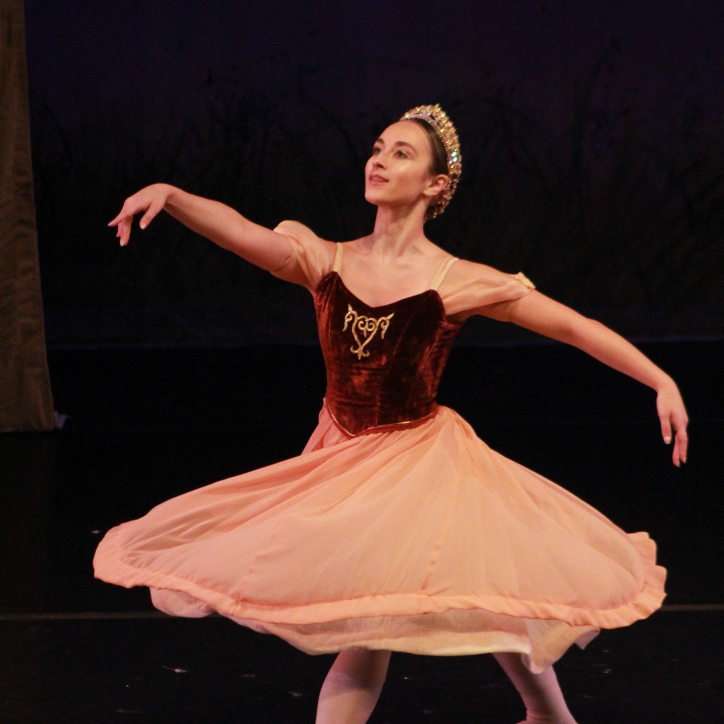 A flash of vibrant fire, grace &amp; precision from Swan Lake 🔥

The Spanish Princess divertissement highlights the bold artistry, dedication &amp; passion of our student company member. 💃 

As we close the year, your generosity &amp; support ensur