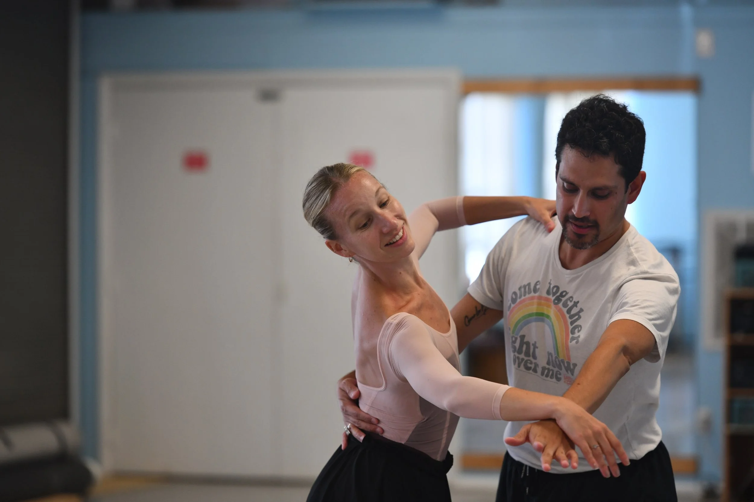 "Pointe of View". - Rehearsals with photographer Miki Wray