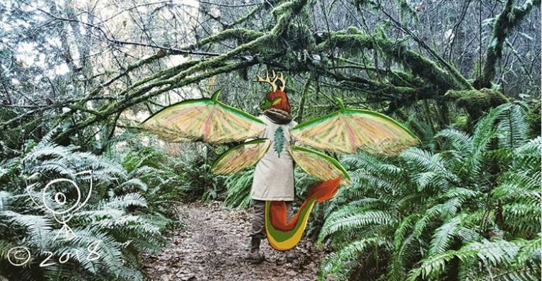 Cascadian Dragon in it's Natural Environment