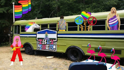 LOOK FOR THE CASCADIA BUS to join us in the Seattle PRIDE Parade!