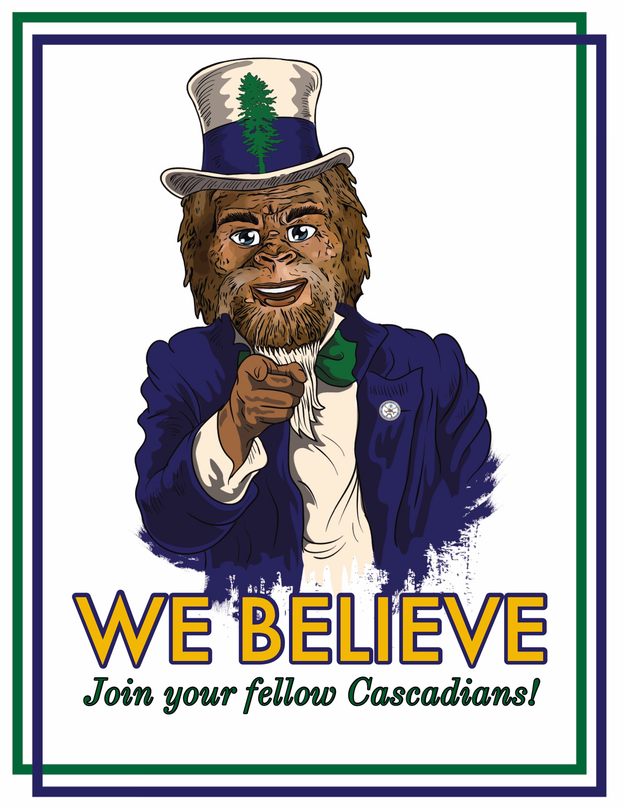 Join Your Fellow Cascadians poster