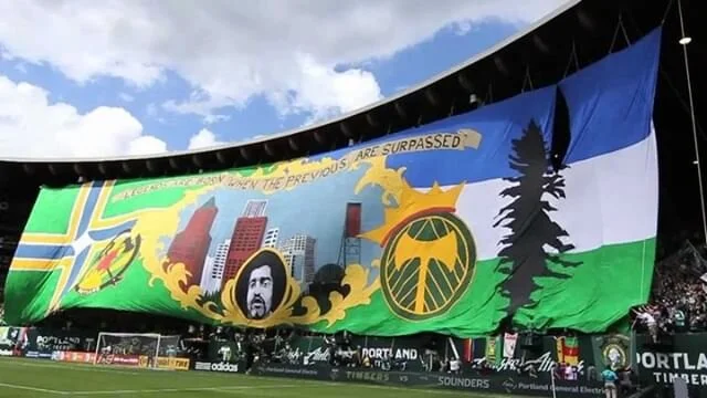 The largest TIFO displays in #MLS history have come from the three #Cascadia teams, #Vancouver Whitecaps #Seattle Sounders, #Portland Timbers FC's - the largest measuring more than 100 meters (300 ft). Happy #CascadiaDay!