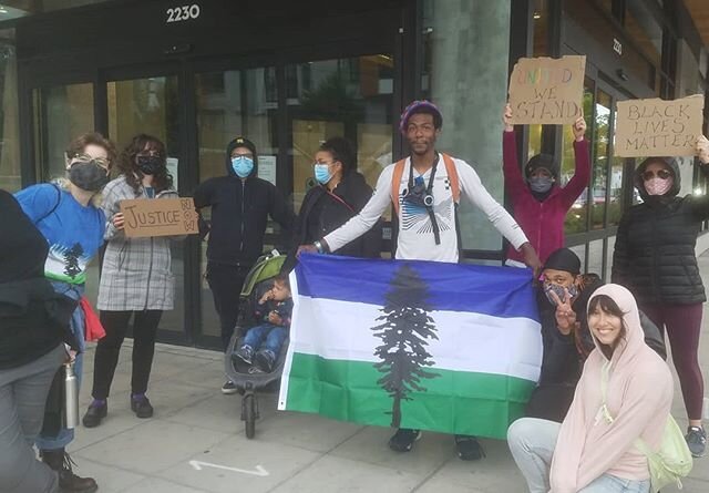 No #Cascadia without racial justice. #blm #supportblackbusinesses #seattle #georgefloyd #icantbreathe