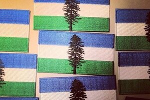 MICRO Doug Flag Patches — Cascadia Department of Bioregion