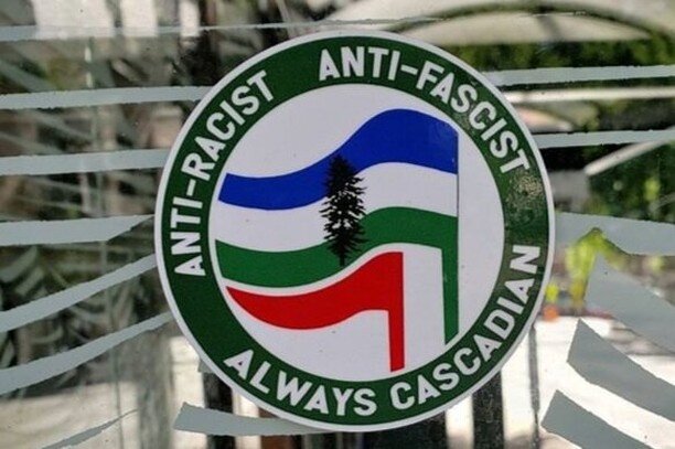 Anti-Racist. Anti-Fascist. Always Cascadian. We have no idea who did the first run of these, but they are amazing and awesome, so we're doing a round 2. #Cascadia #ANTIFA #BLM #Blacklivesmatter #antiracist #antifascist 
PRE-ORDER is now live: https:/