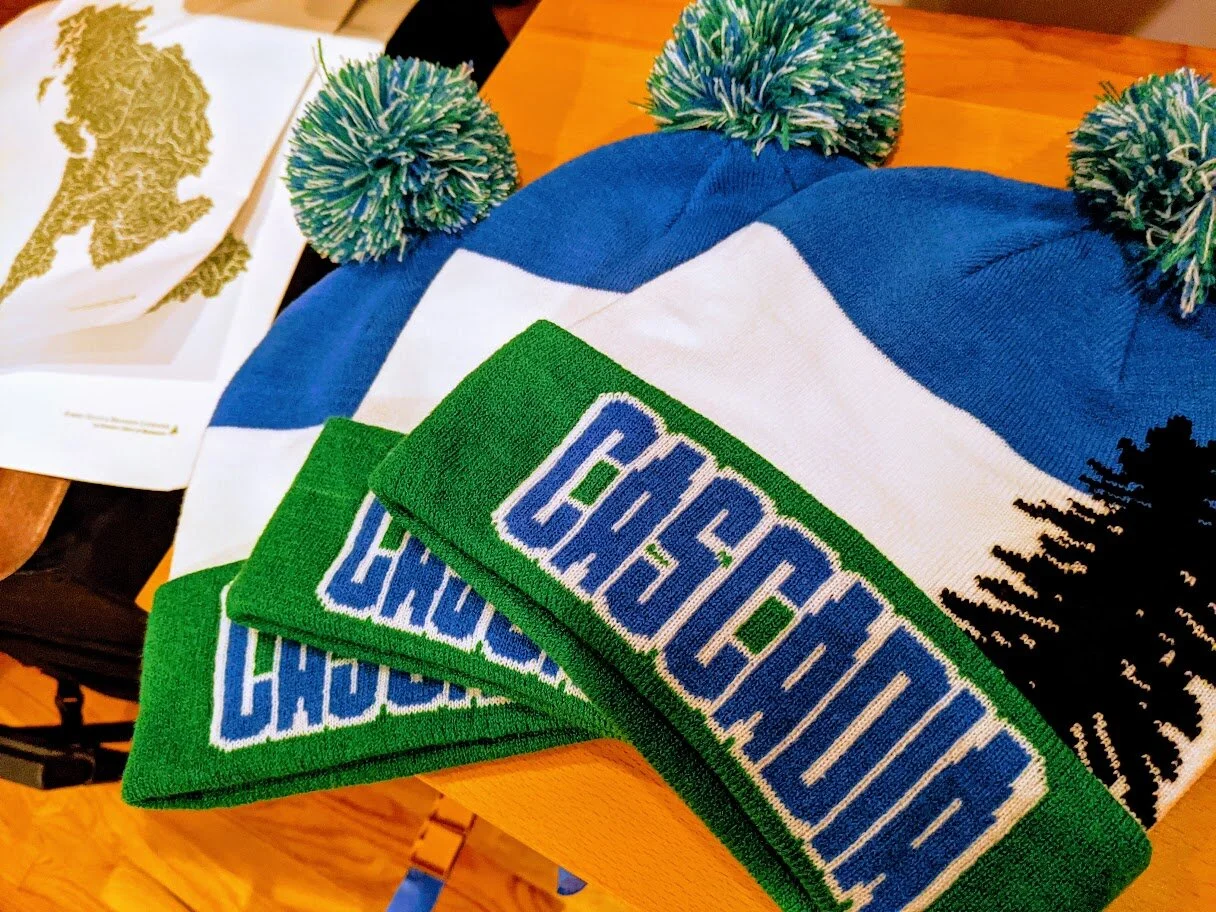 Cascadia Beanie w/ Fluff Ball
