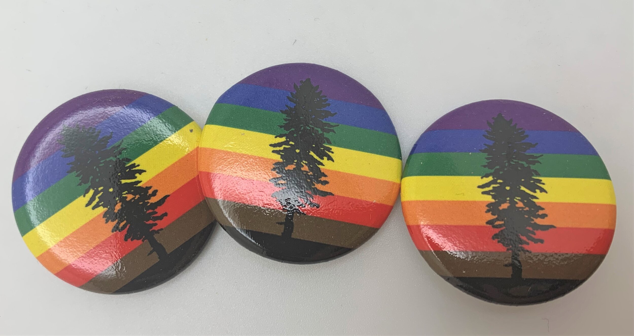 PRIDE Button Pins (1 Inch) — Cascadia Department of Bioregion