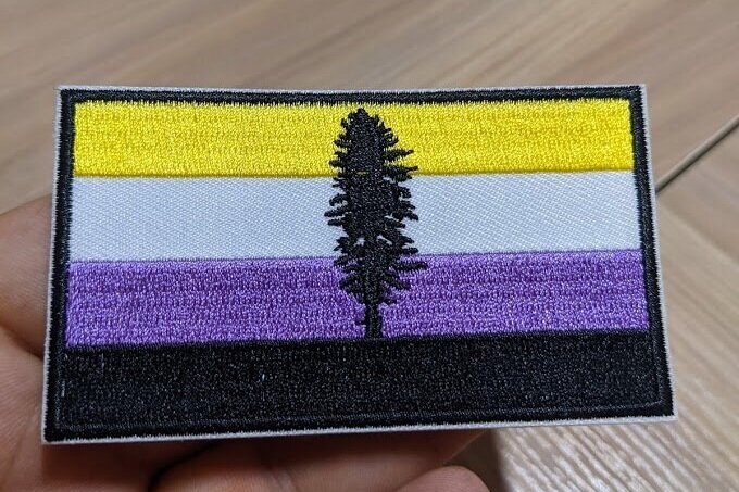 Progress Pride Flag Patch Velcro