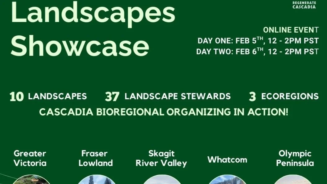 Regenerate Cascadia's Landscapes Showcase Event