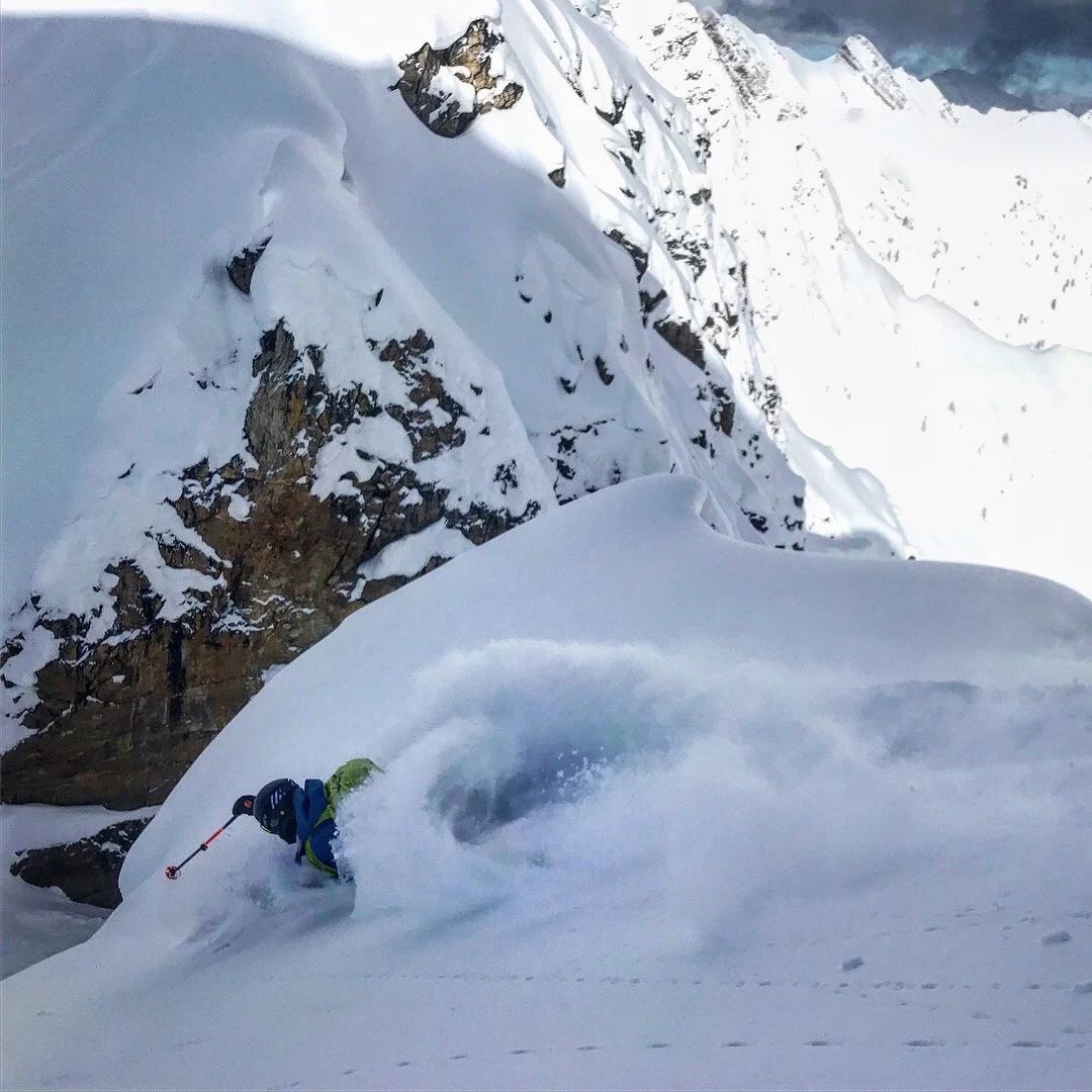 Getting PITTED in the Kicking Horse sidecountry. Photo by Miles Clark.