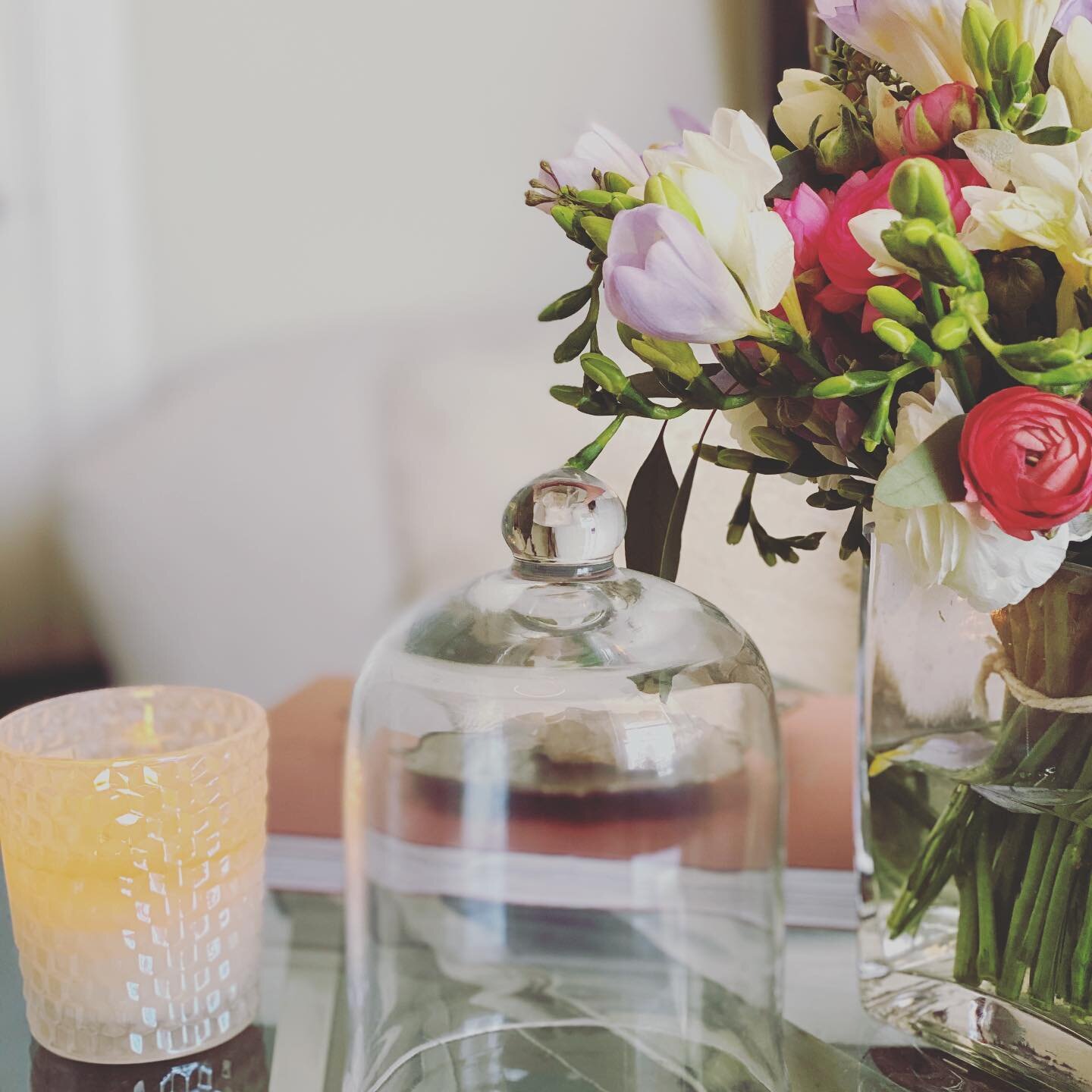 Exactly one year ago today I worked on my last client at the Flood Building... I brought these flowers in to cheer up the studio. It was raining that day (like it is today) and there was a sense of gloom and uncertainty pending for all of us. Who cou