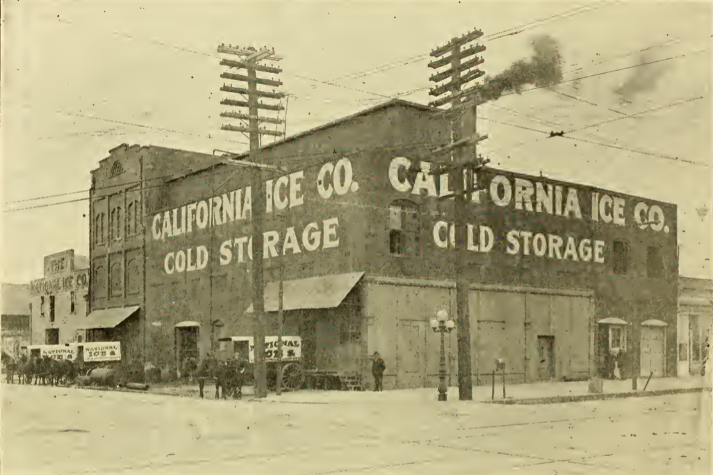 California Ice Co., 2nd &amp; Broadway, 1902