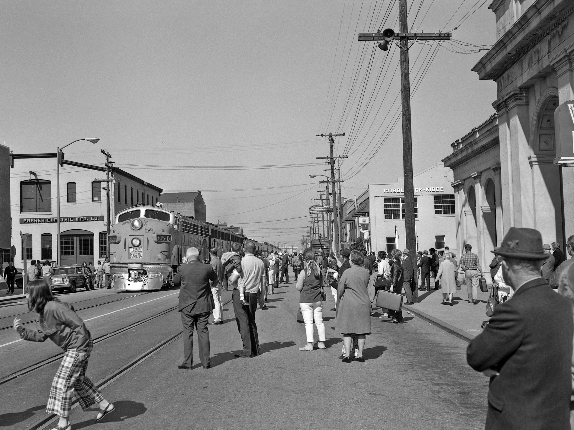 3rd St. Union Pacific Railroad Track, 1950s