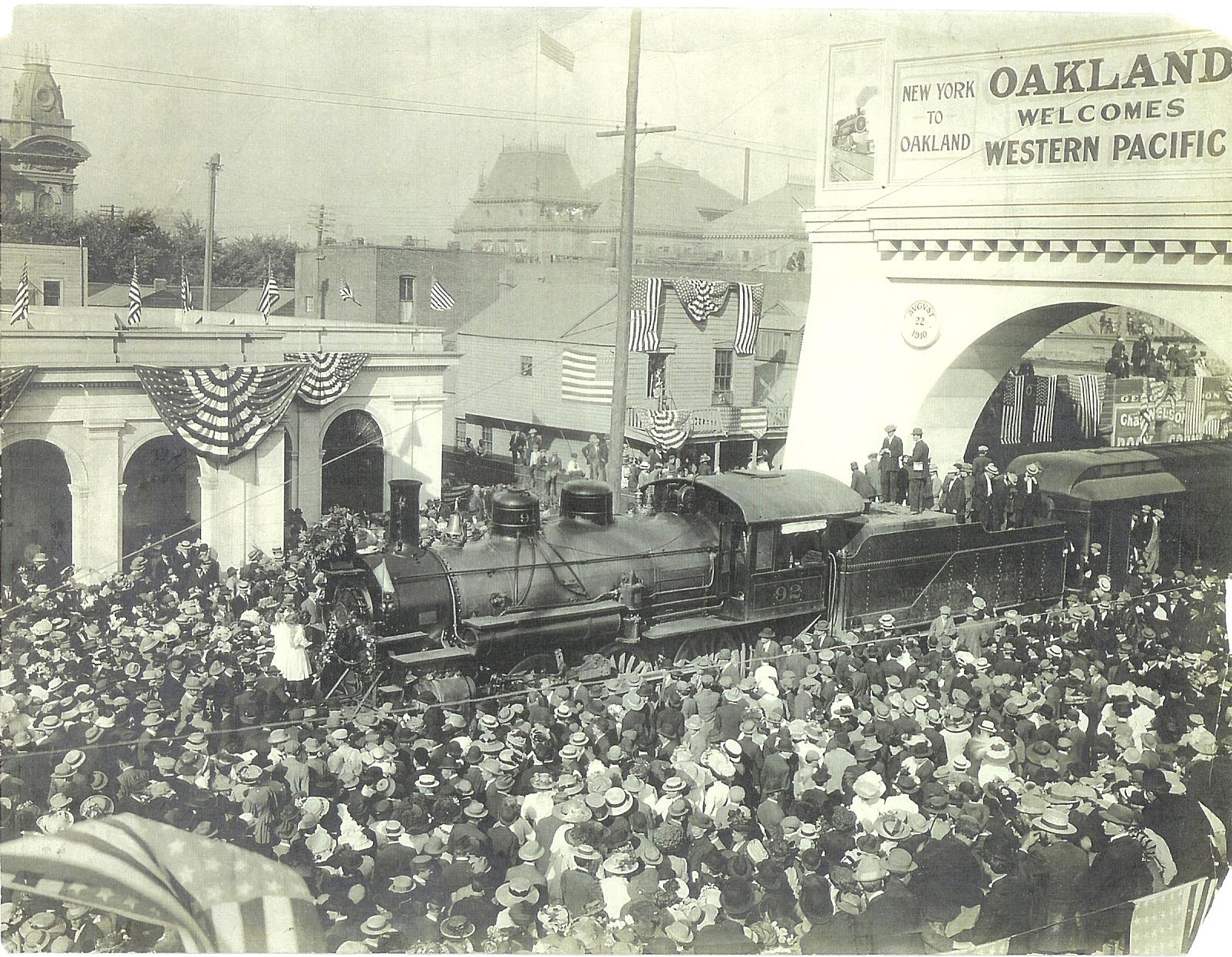 Western Pacific Depot Celebration, 1910