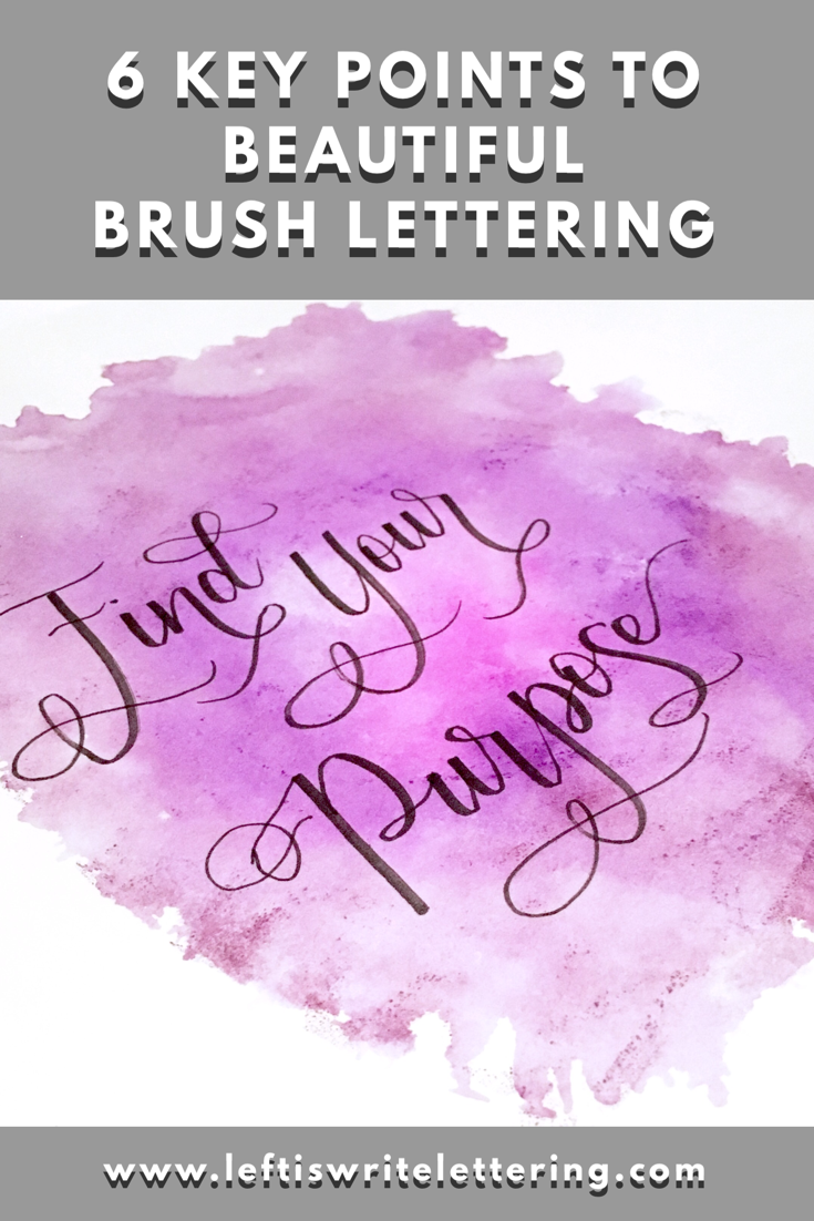 The 6 P's to Better Brush Lettering