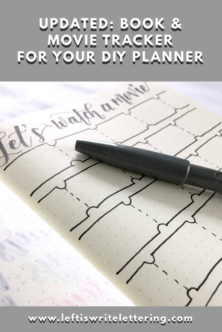 DIY Planner Movie Tracker - Template UPDATED