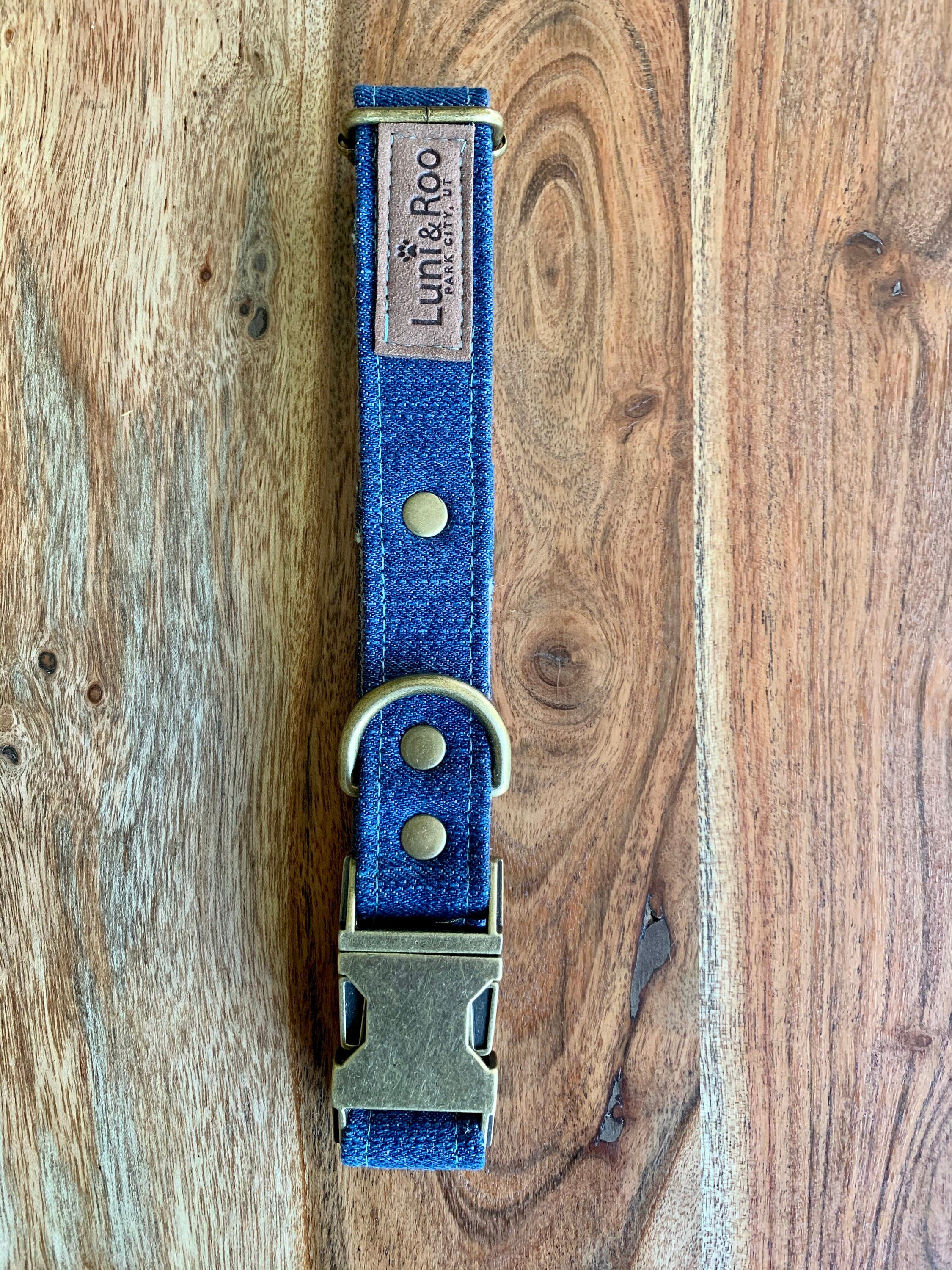 Blue Jeans Dog Collar