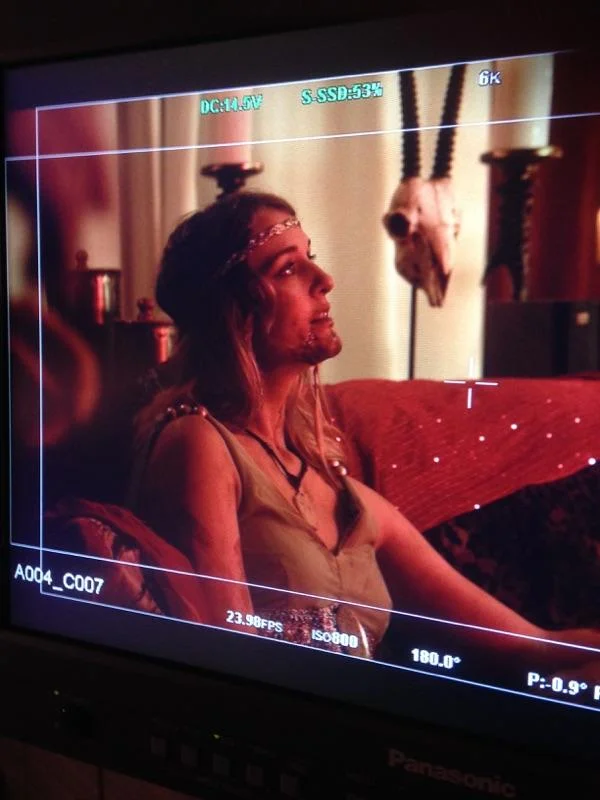 On the set of Lenovo computer commercial
