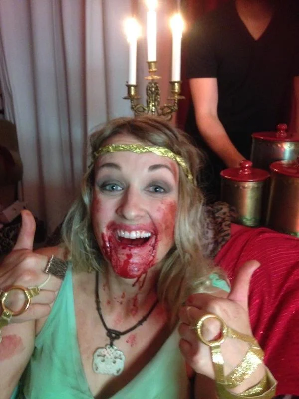 On the set of Lenovo computer commercial