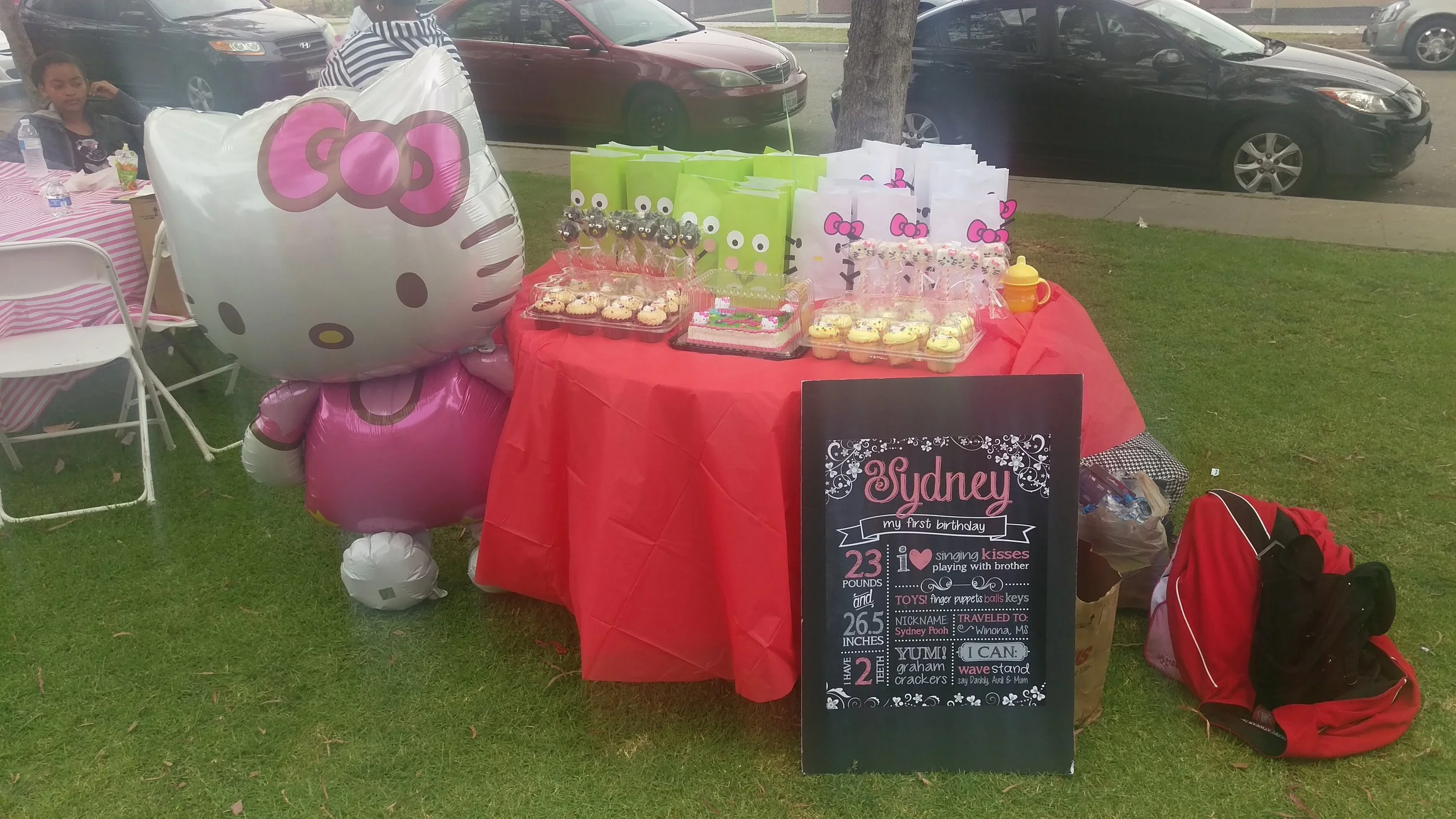 Birthday Party Goodie Table