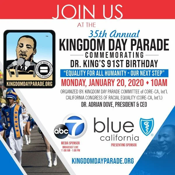 MLK Kingdom Day Parade - We are the official event planners for the VIP Sponsor Breakfast and the VIP reception. We also assist with managing the database for the volunteers.