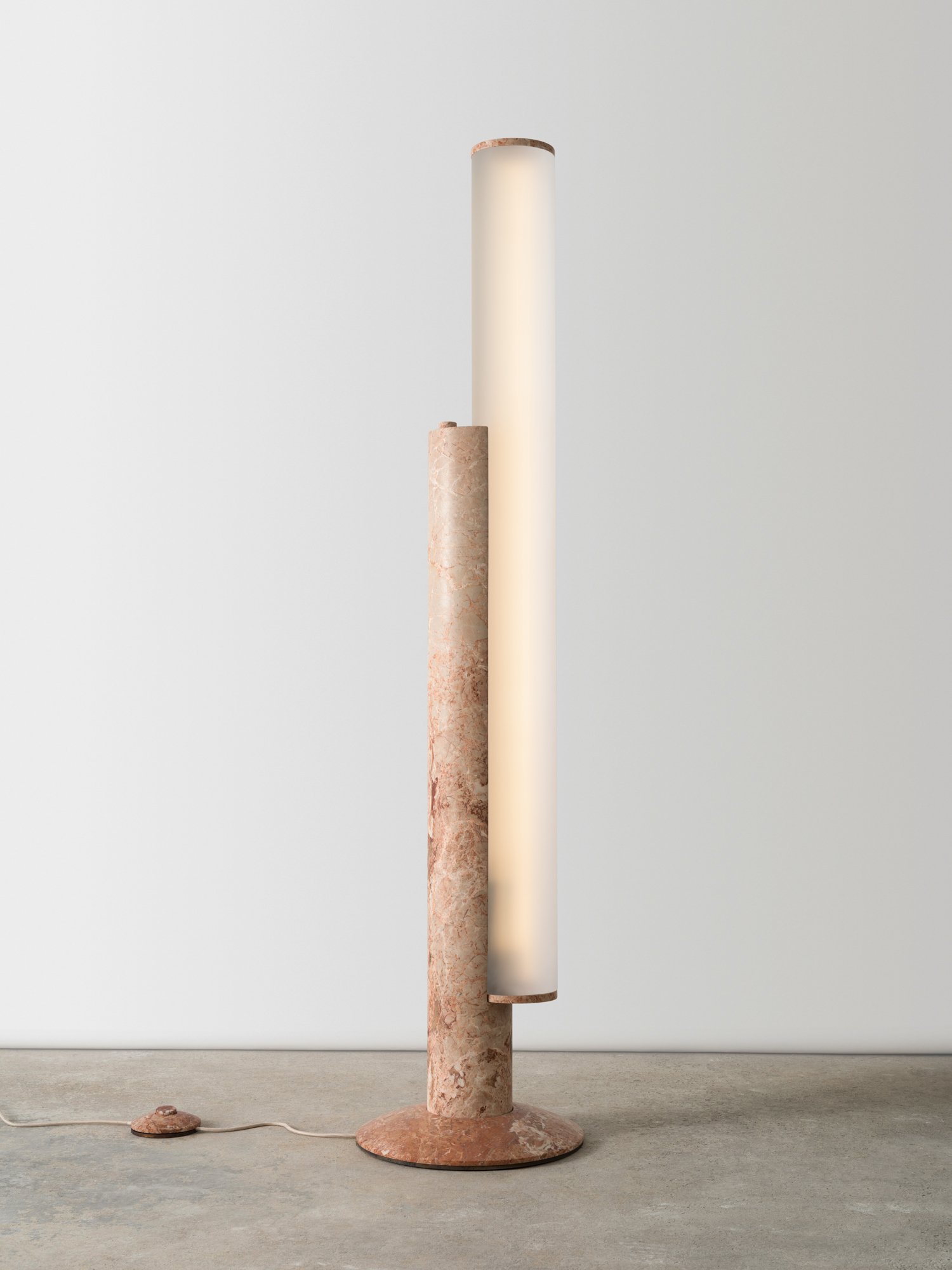  Onna Floor Lamp in Breccia Pernice 