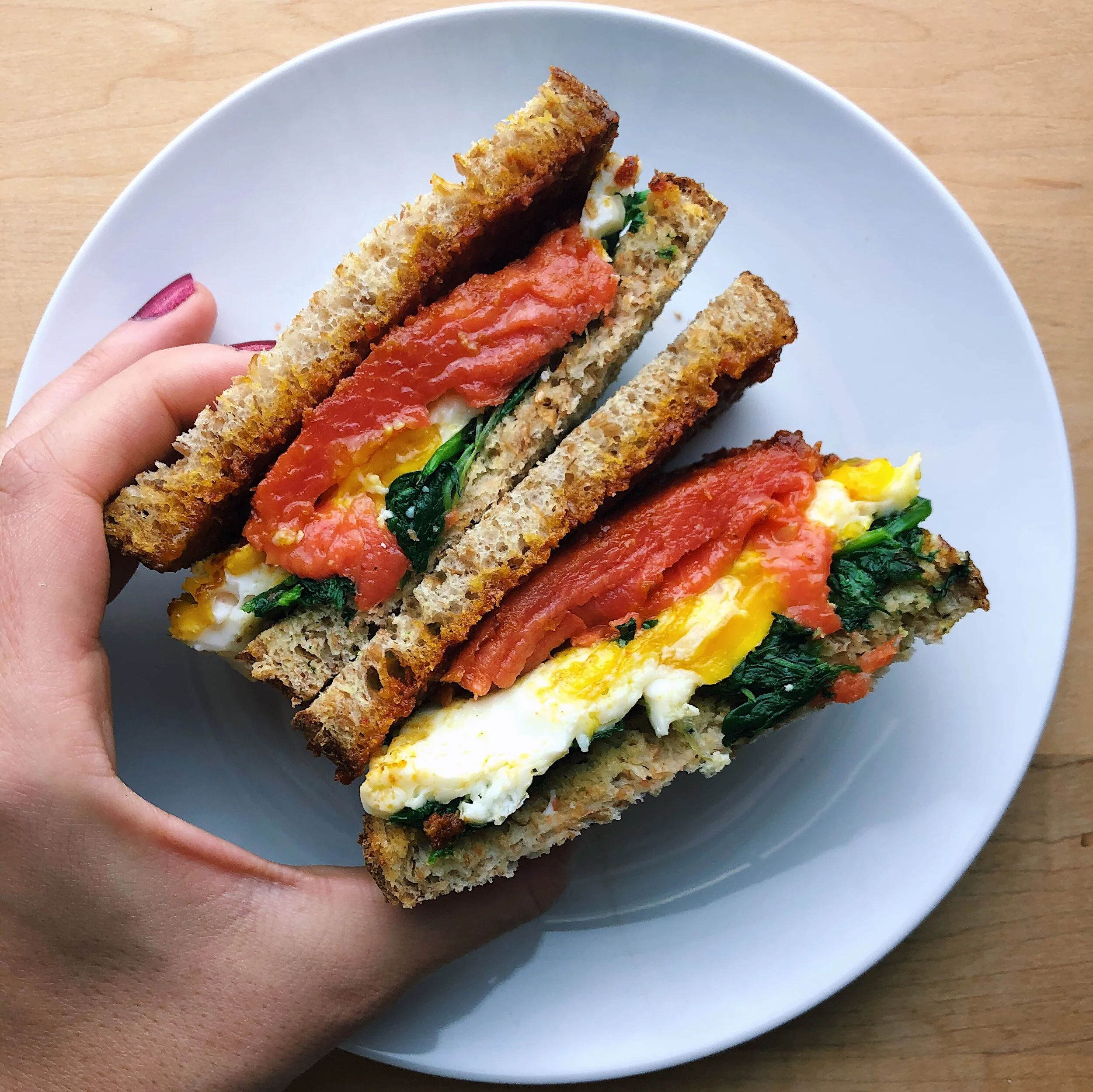 the best breakfast sandwich you will ever eat — molly cleary nutrition