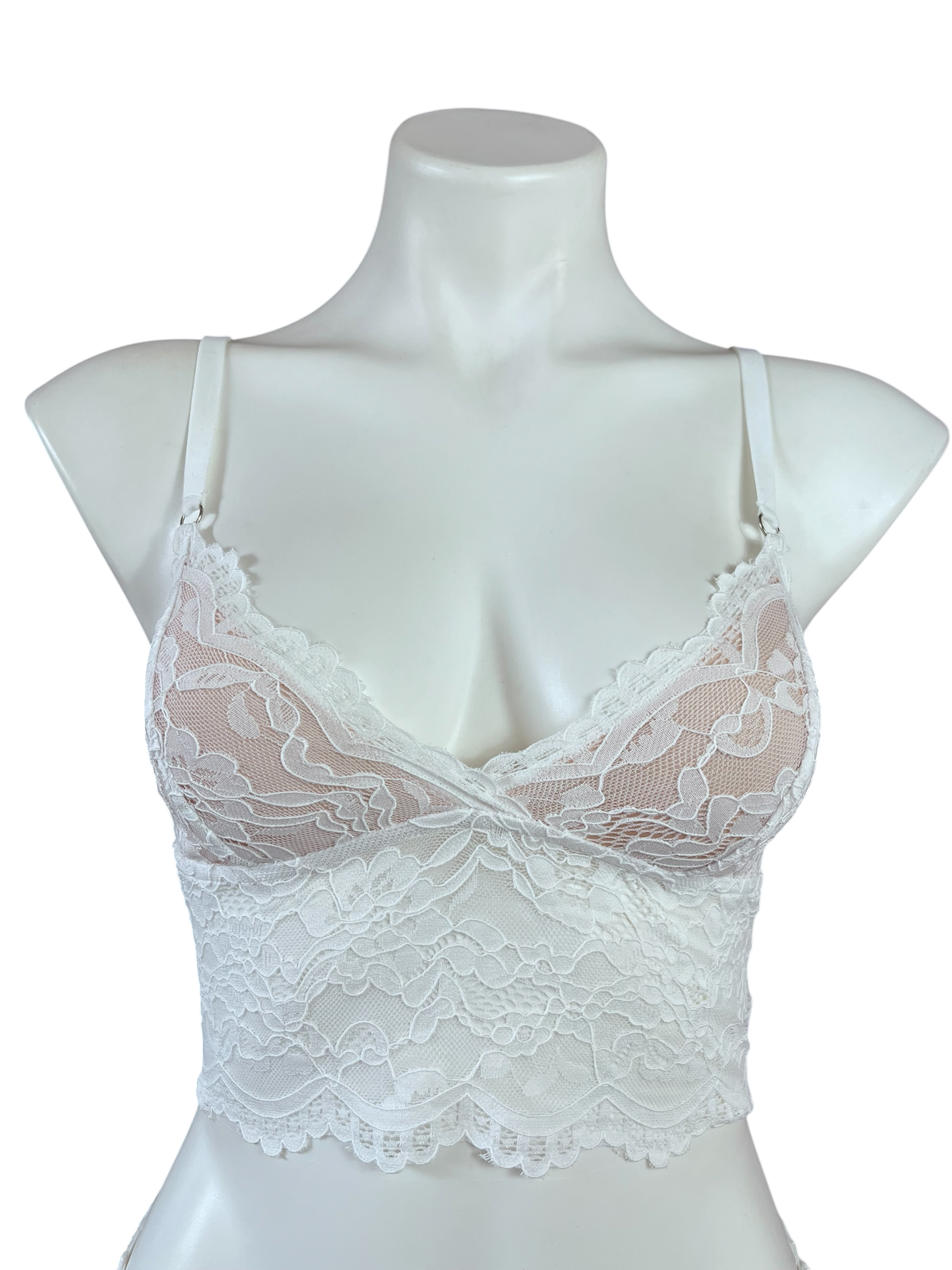 White Lace Longline