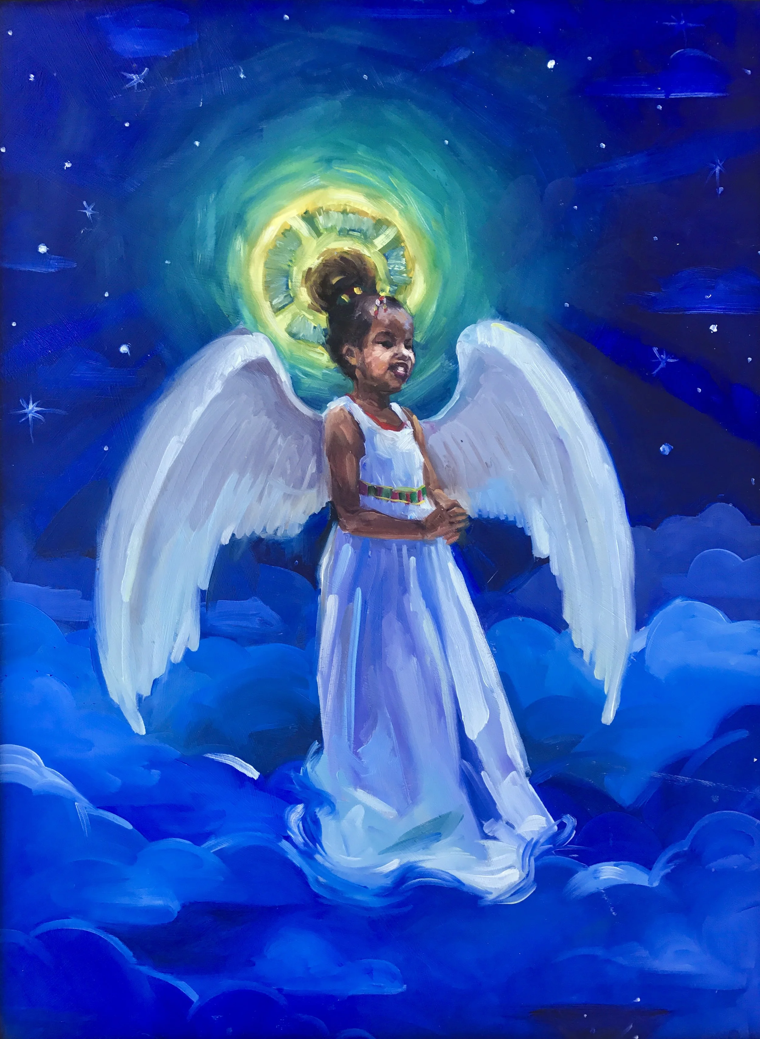 Angel Christmas Card (Interior)
