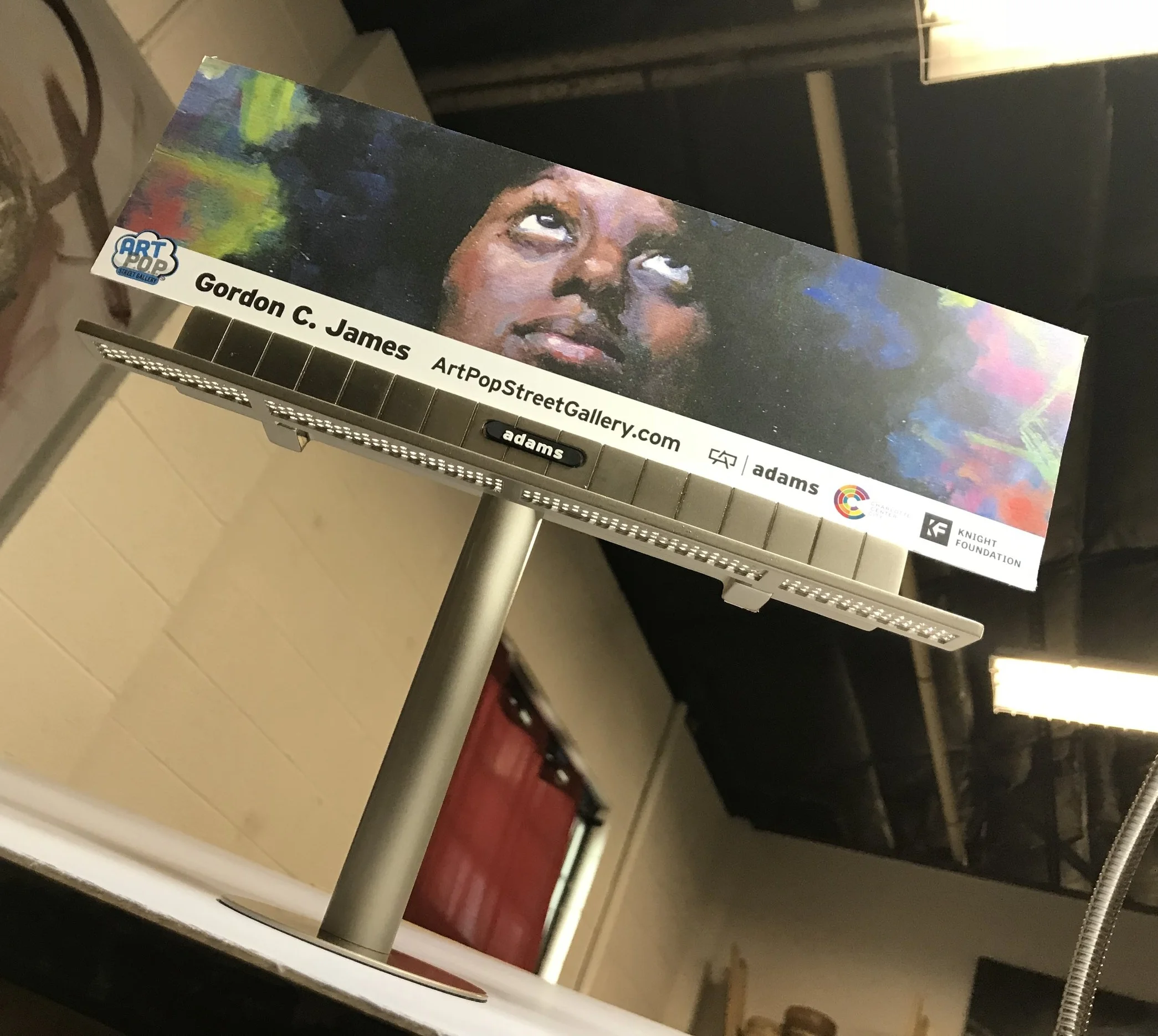 Mini Billboard Replica for Artpop Charlotte 2018